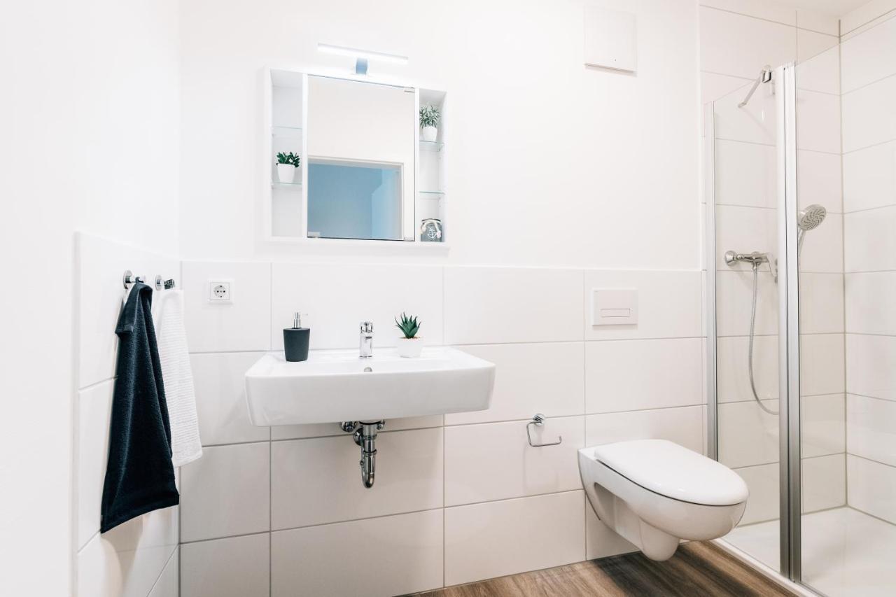 Modernes Stadt-Apartement Mitte Bielefeld Extérieur photo